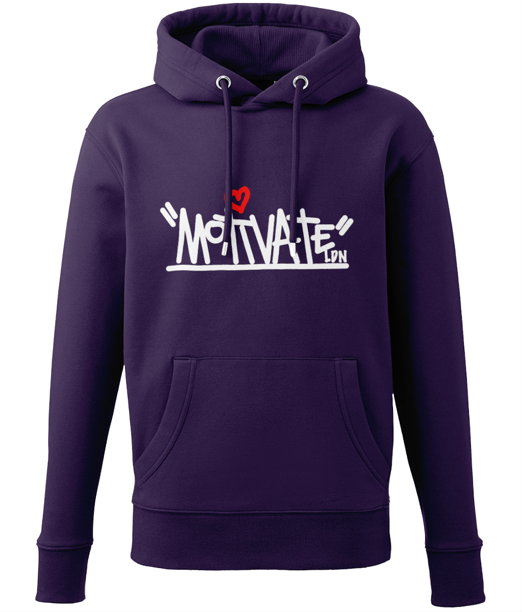 Motivate LDN OG Logo 2.0 (white) Hoodie