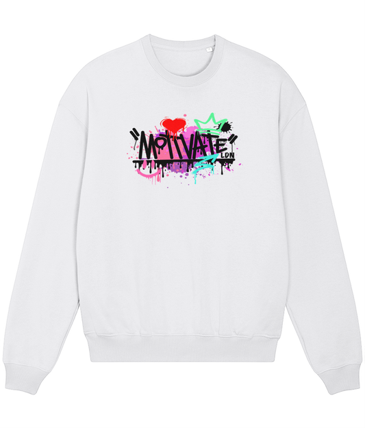 Motivate LDN Bear Love Black Logo Sweatshirt