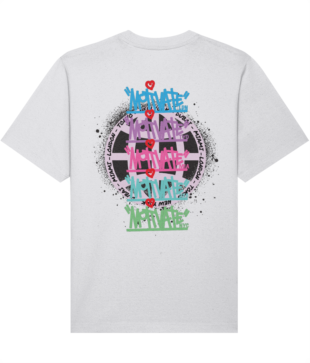 Motivate LDN Global Tee (Black Logo)