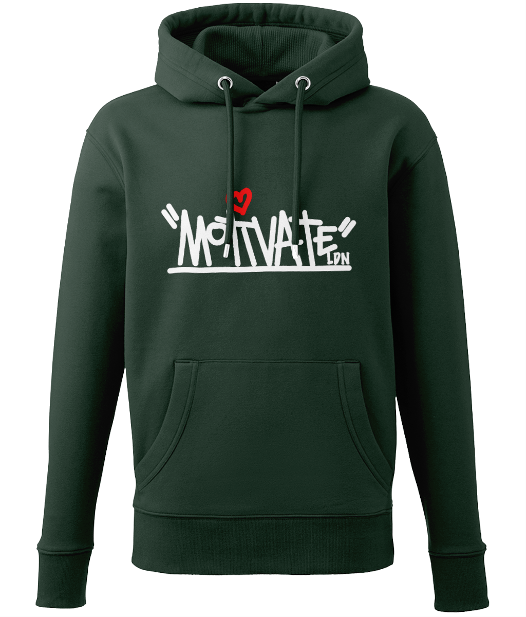 Motivate LDN OG Logo 2.0 (white) Hoodie