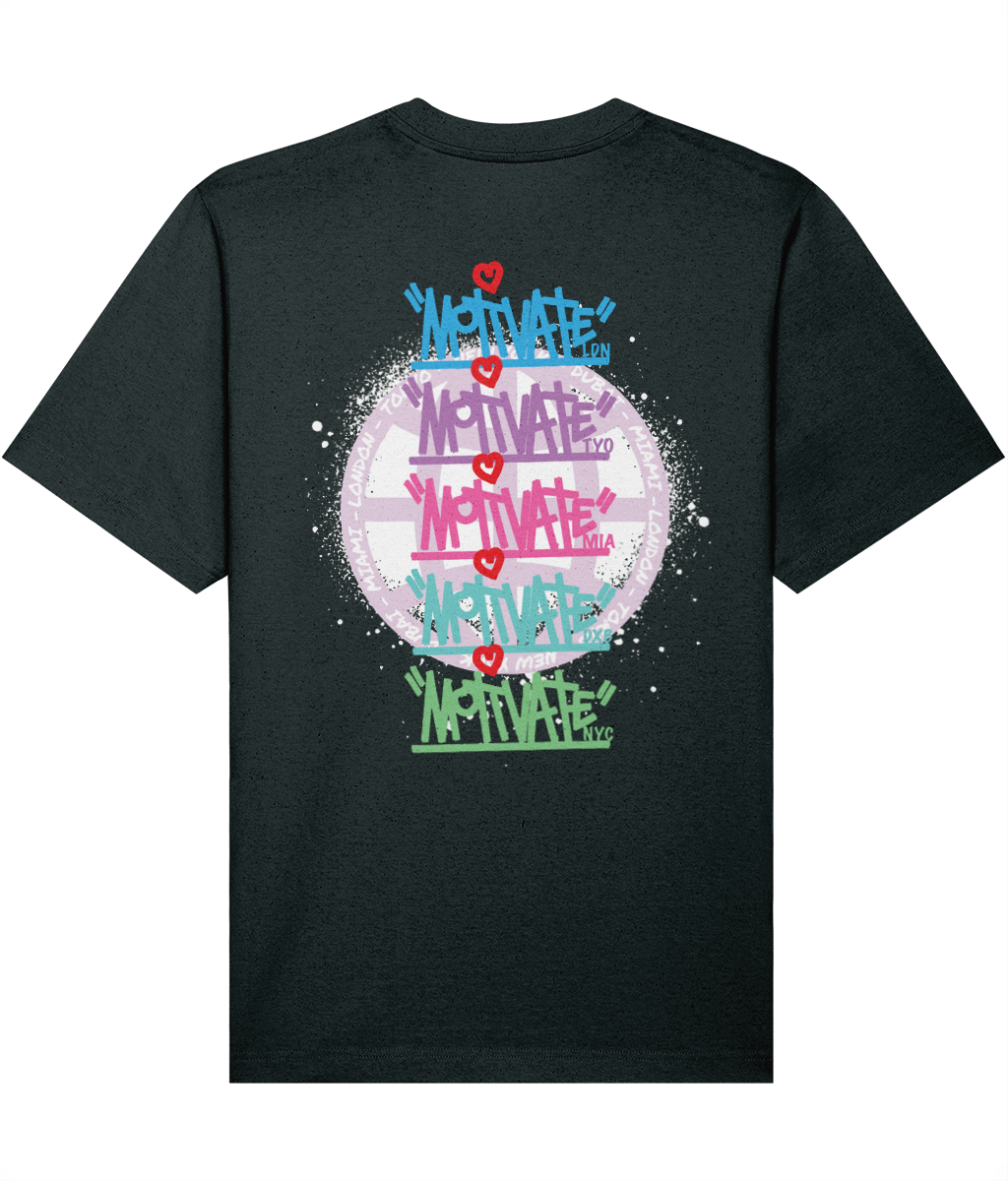 Motivate LDN Global Tee (White Logo)