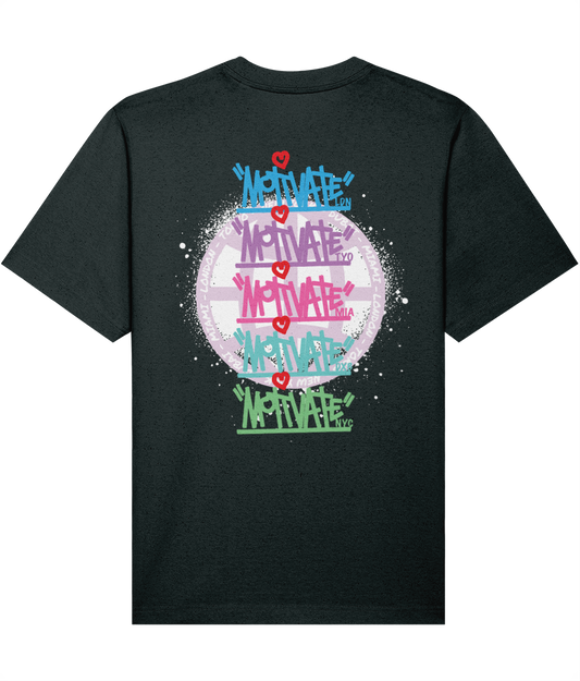 Motivate LDN Global Tee (White Logo)