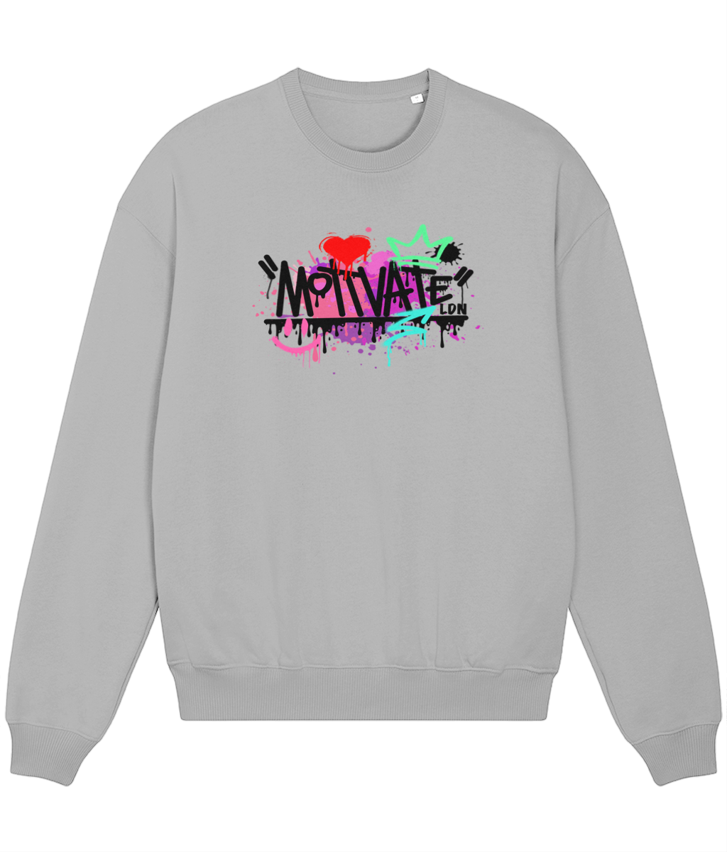 Motivate LDN Bear Love Black Logo Sweatshirt