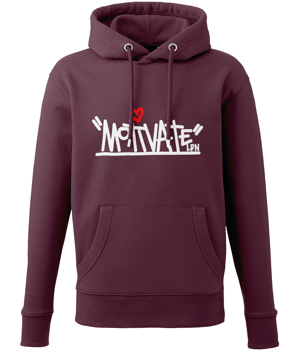 Motivate LDN OG Logo 2.0 (white) Hoodie