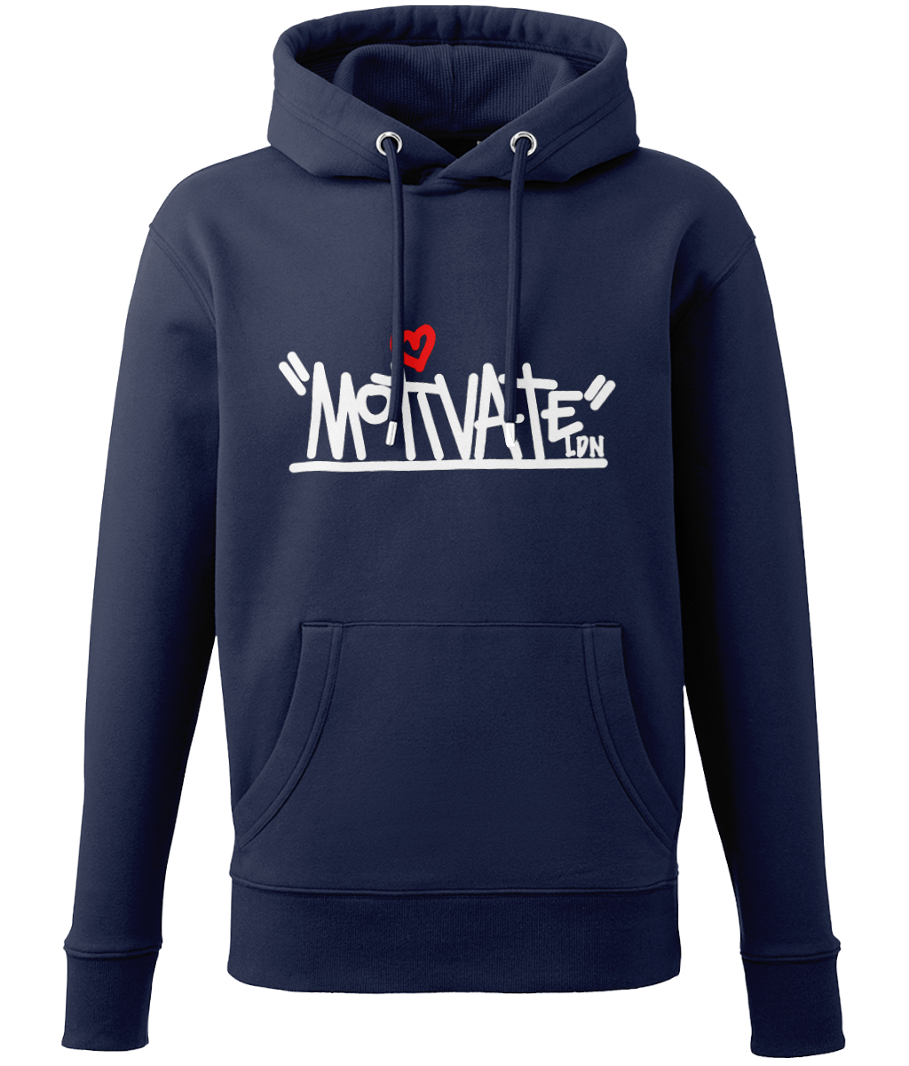 Motivate LDN OG Logo 2.0 (white) Hoodie