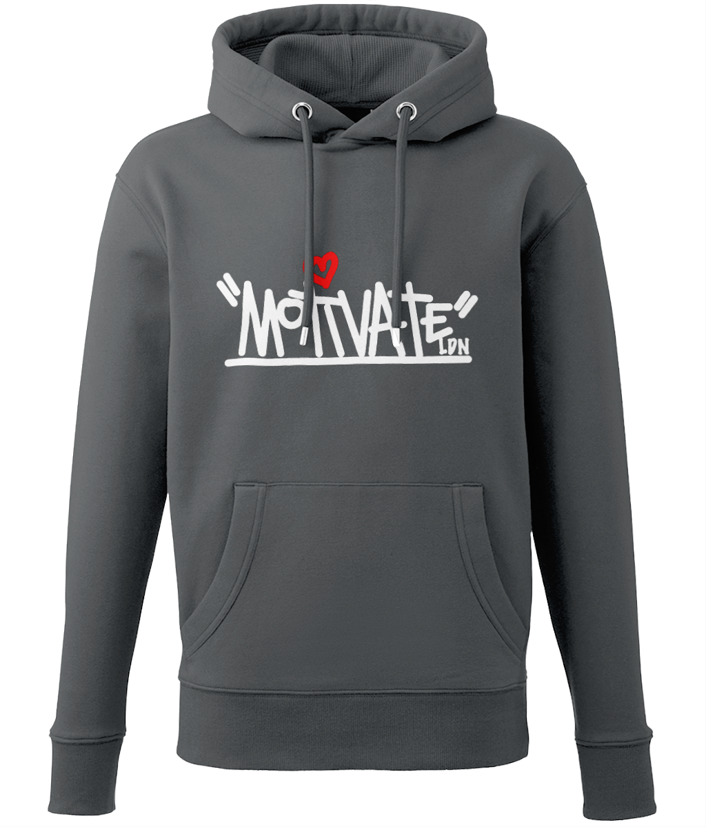Motivate LDN OG Logo 2.0 (white) Hoodie