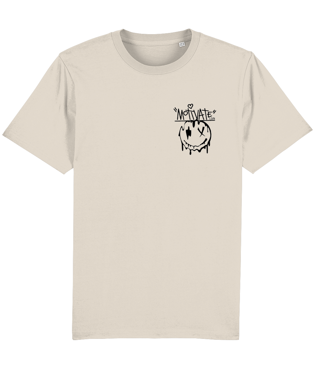 Motivate LDN UNIQUE Smiley Drip Heavy Tee
