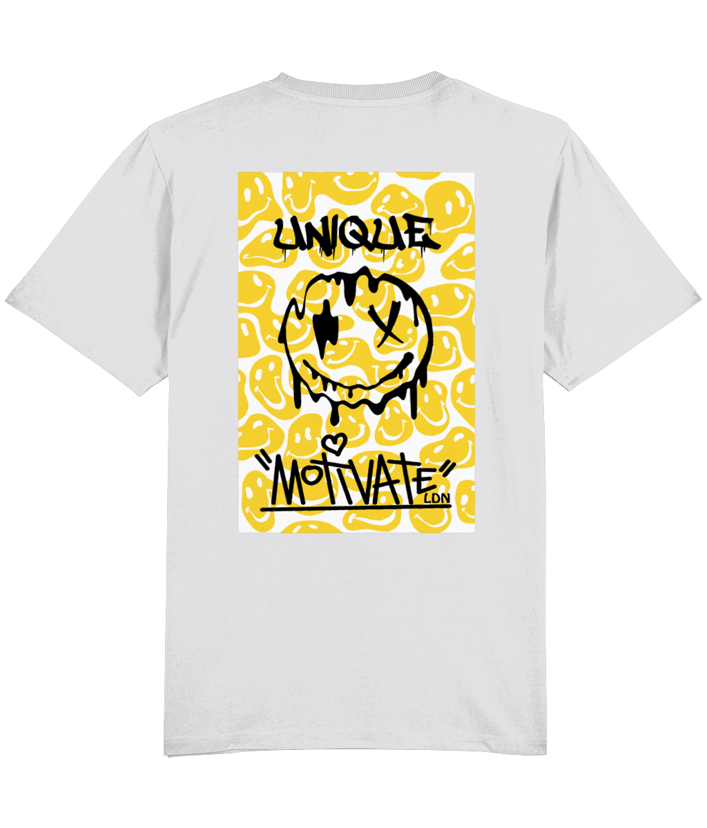 Motivate LDN UNIQUE Smiley Drip Heavy Tee