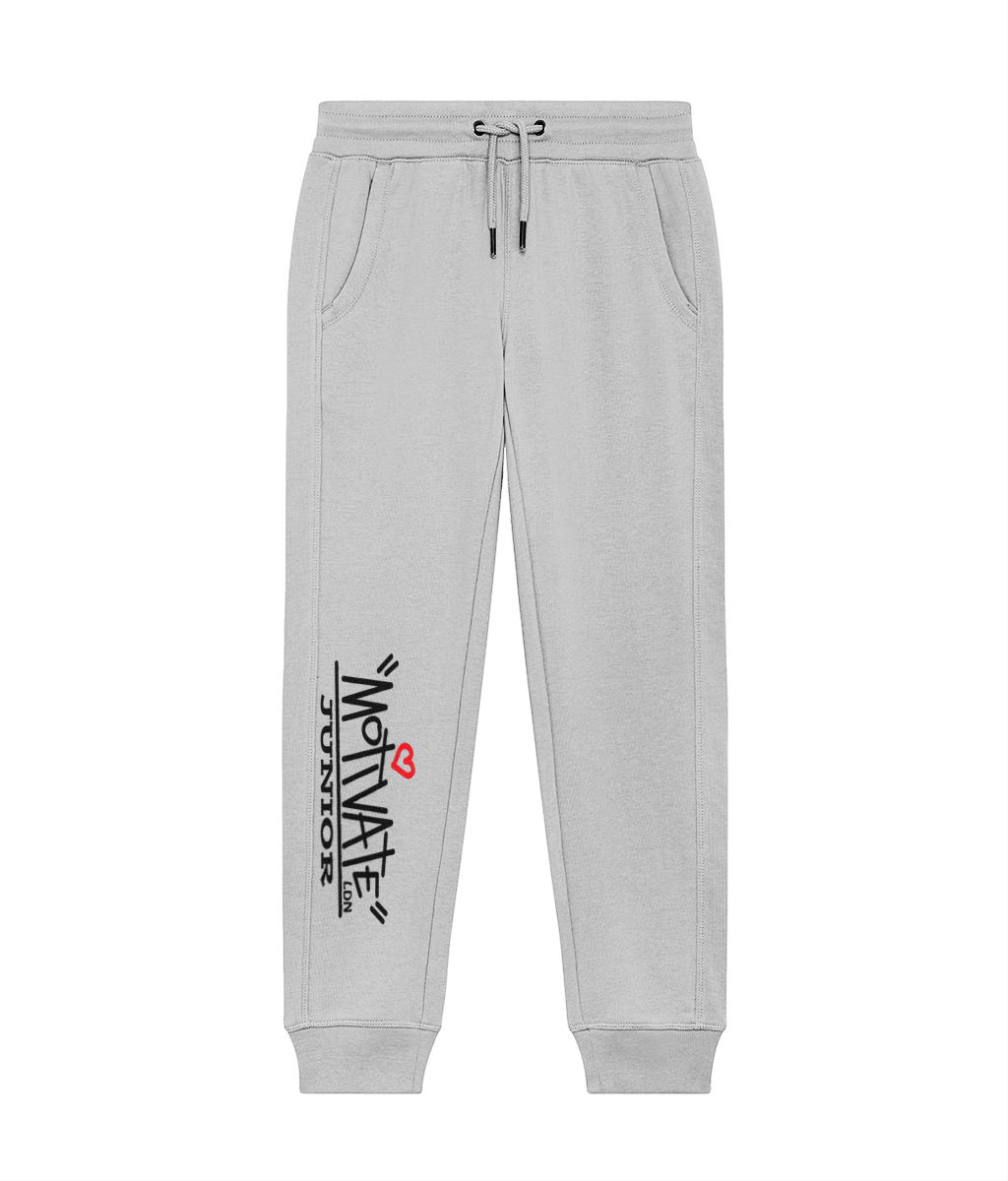 Motivate LDN Junior Black Logo Kids Joggers