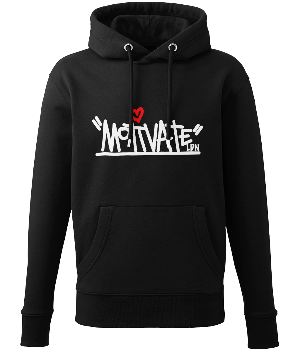 Motivate LDN OG Logo 2.0 (white) Hoodie