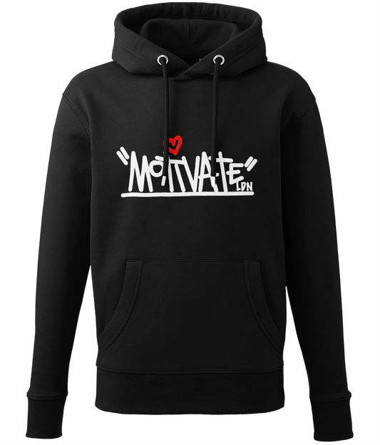Motivate LDN OG Logo 2.0 (white) Hoodie