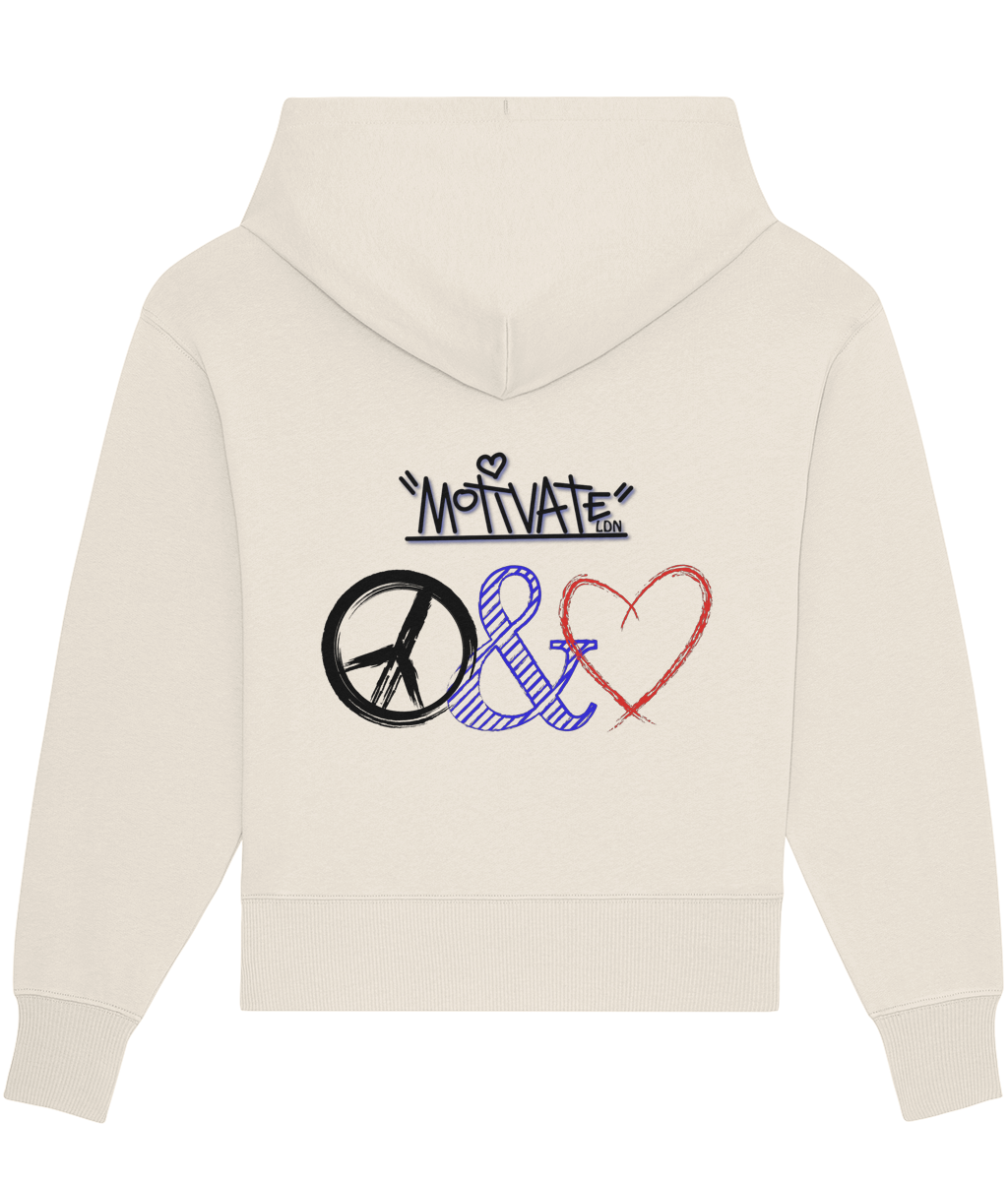 Motivate LDN Peace & Love Oversize Hoodie