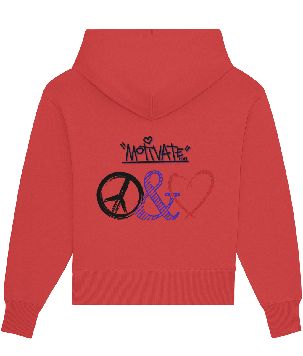 Motivate LDN Peace & Love Oversize Hoodie