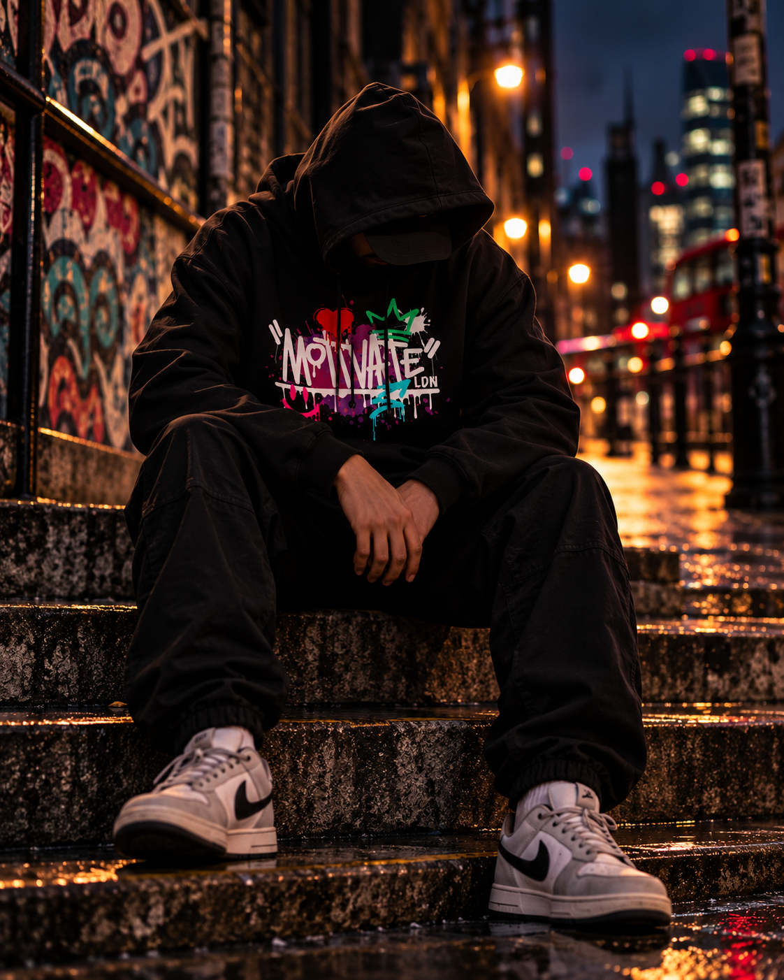 Bear Love Night Hoodie