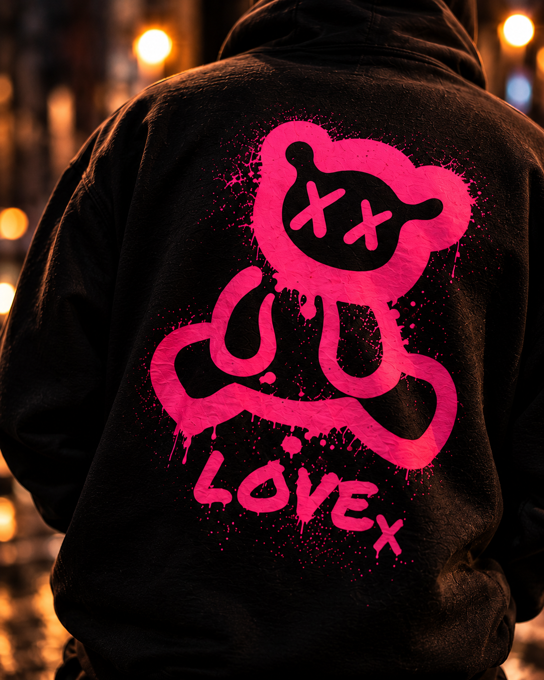 Bear Love Night Hoodie