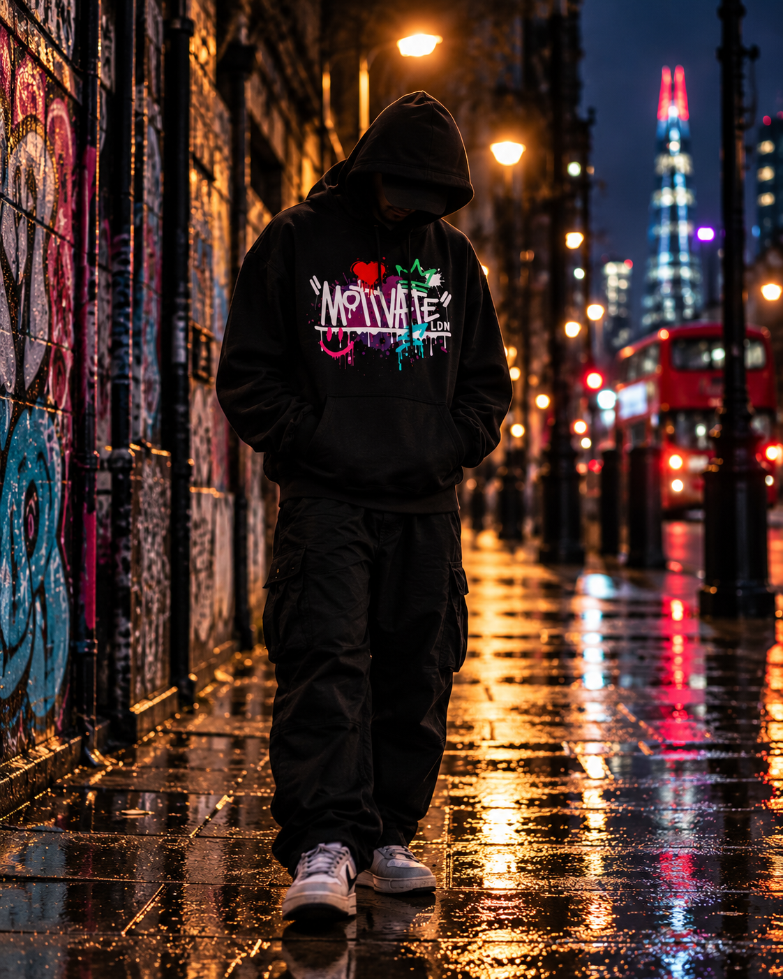 Bear Love Night Hoodie