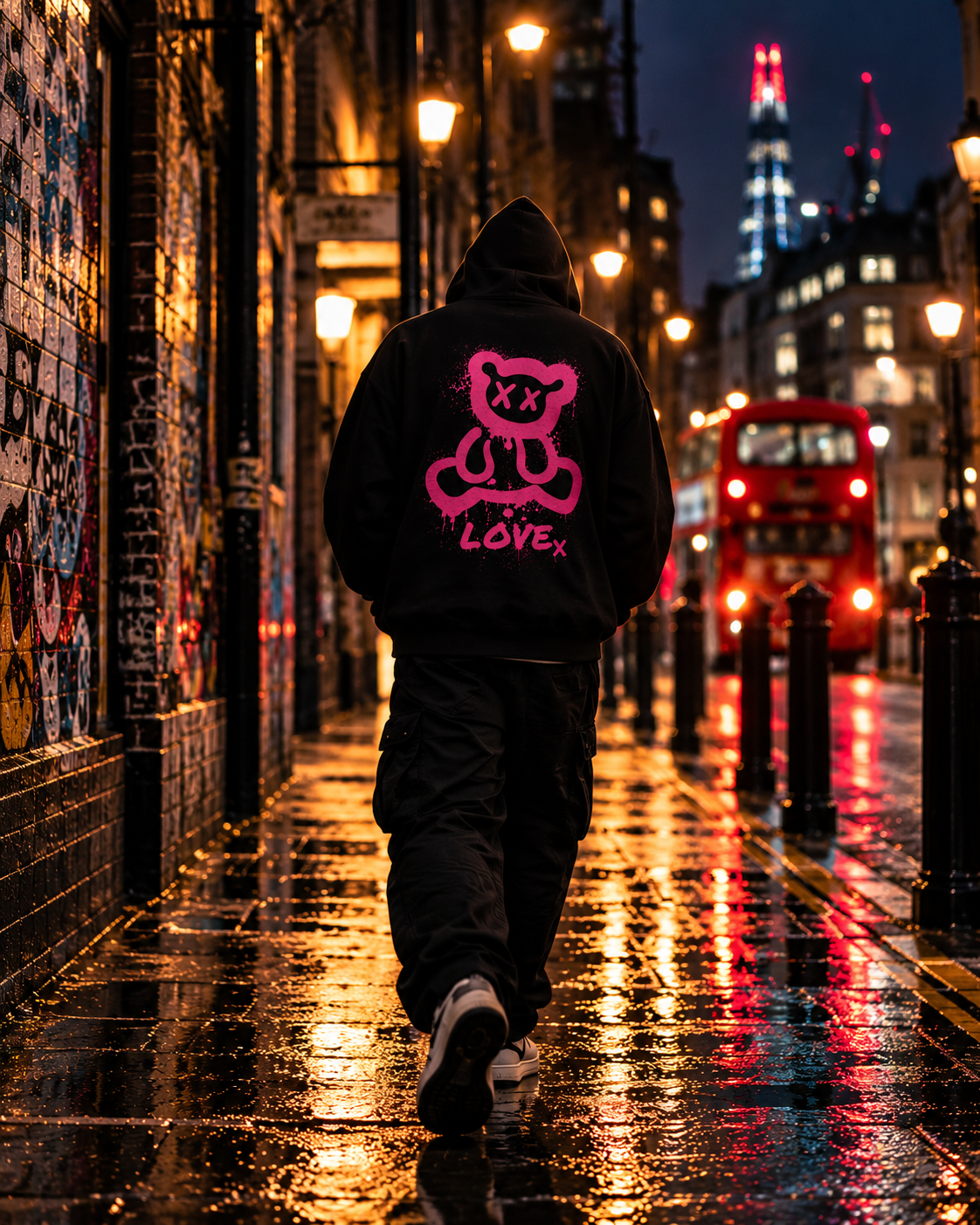 Bear Love Night Hoodie