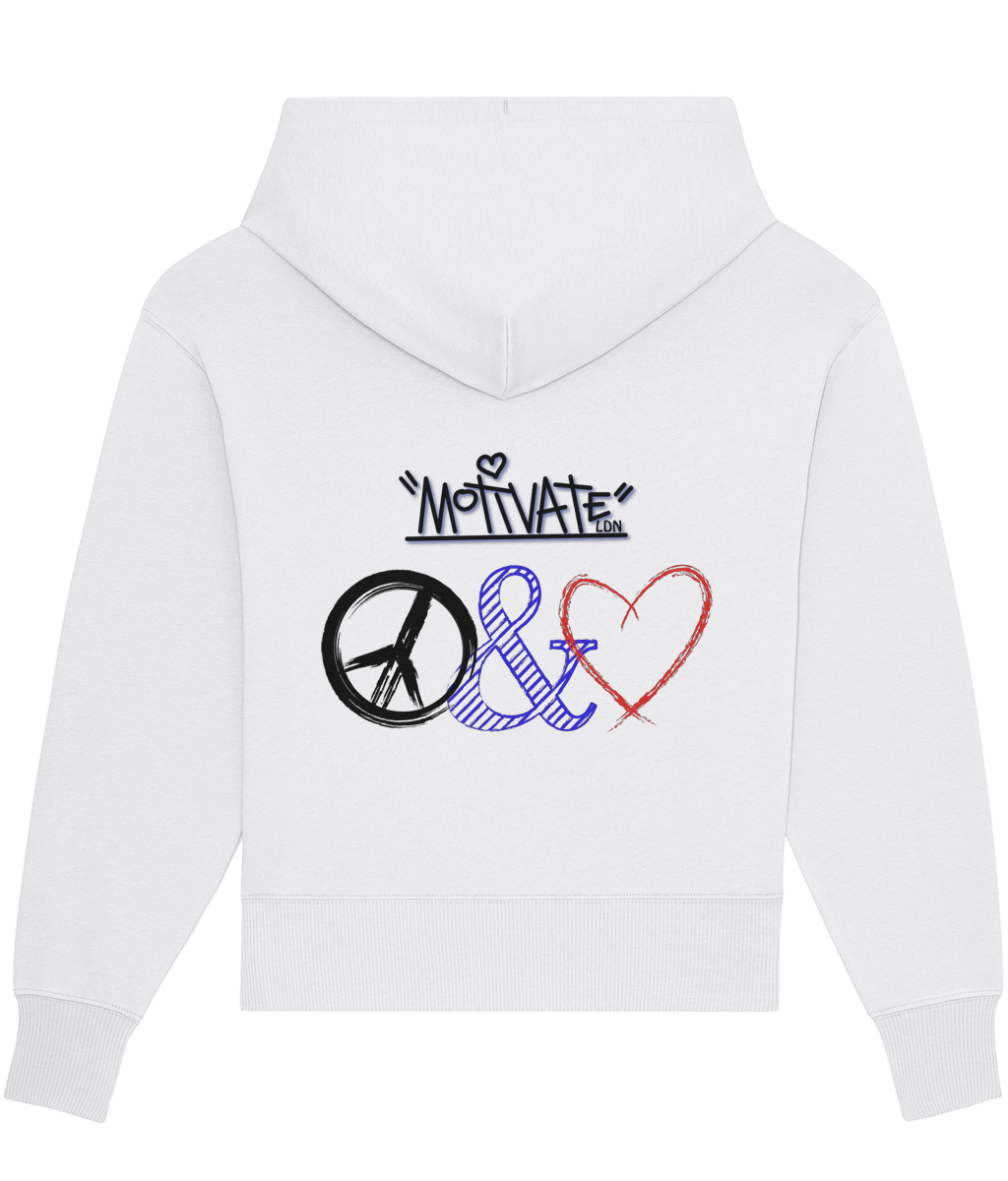 Motivate LDN Peace & Love Oversize Hoodie