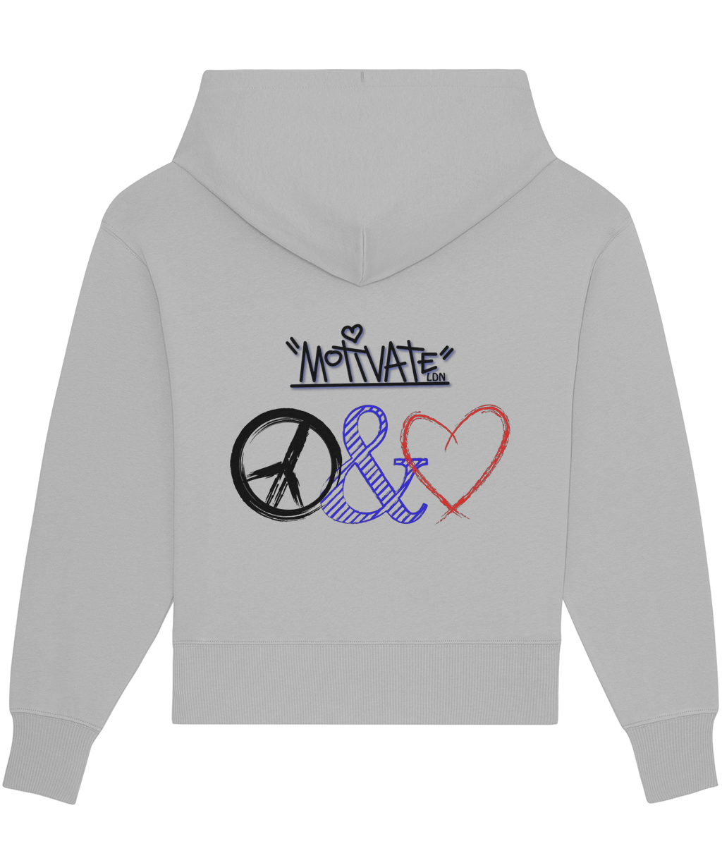 Motivate LDN Peace & Love Oversize Hoodie